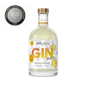 Anton Kaapl GIN #1 pomeranč s ananasem 38% 0,7 l
