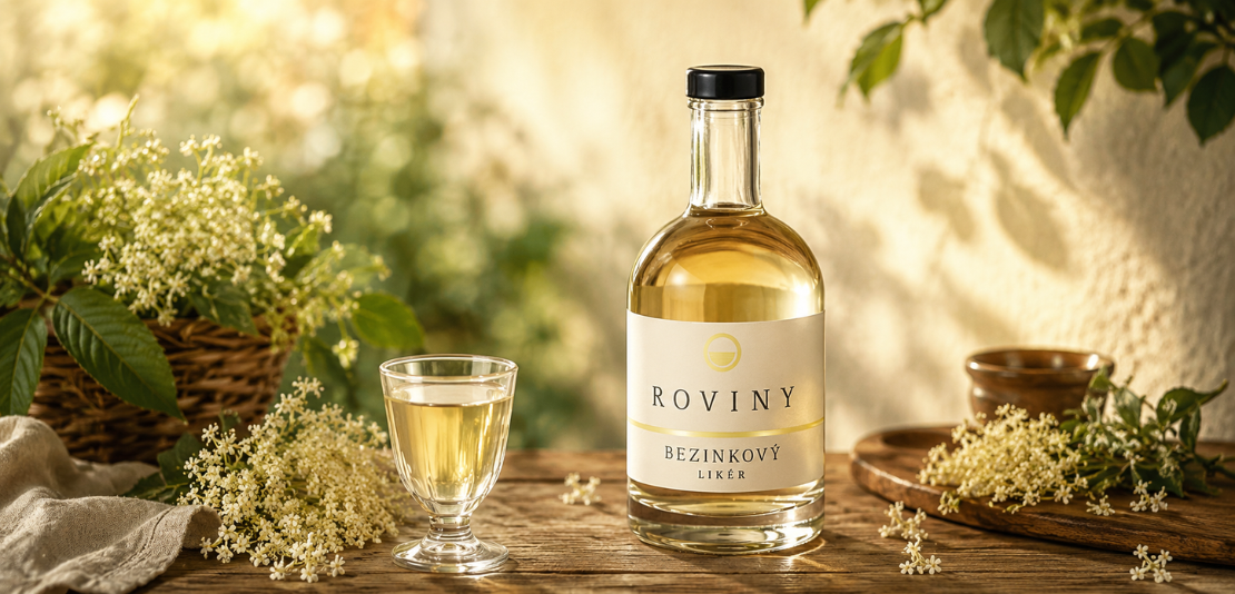 ROVINY Bezinkový likér