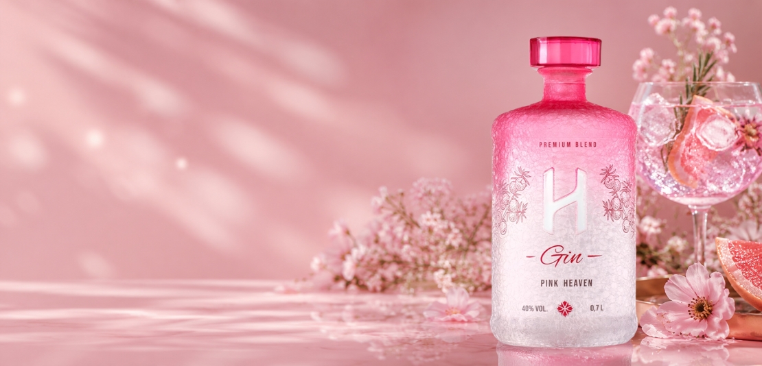 H GIN Pink Heaven 40% 0,7 l