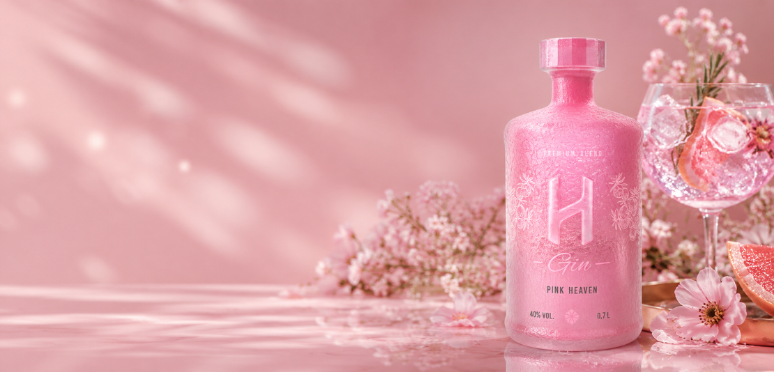 H GIN Pink Heaven 40% 0,7 l